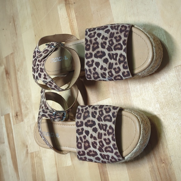 Soda Shoes - 3 for $20 | Cheetah Print Espadrilles | Size 8.5